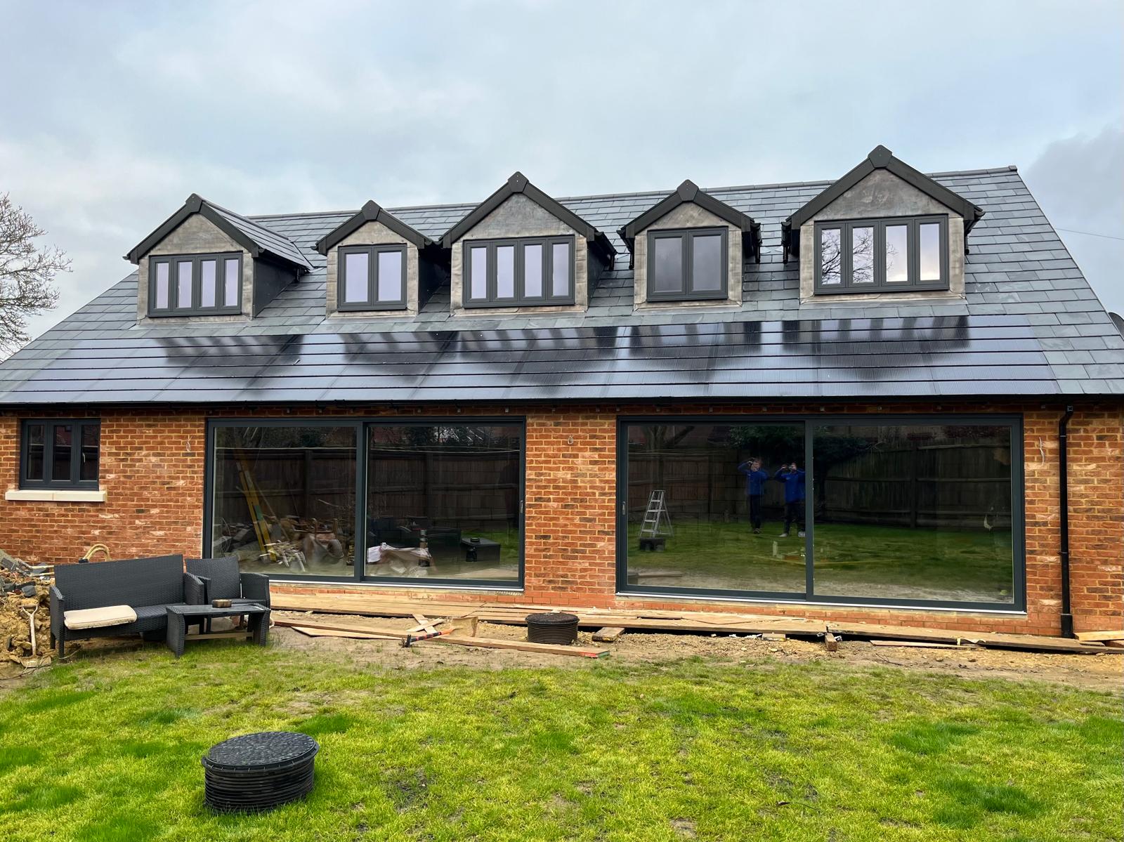 Anthracite Grey Patio's And Windows 