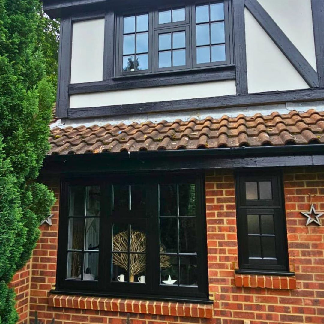 Black Flush Windows