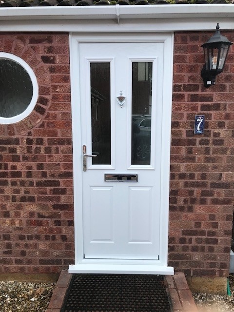 White Comp Door 