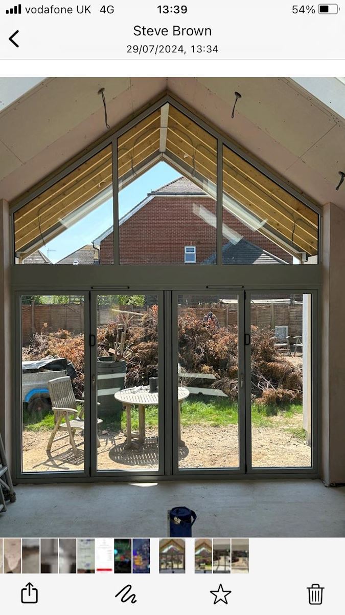 Patio With Gable Inside View